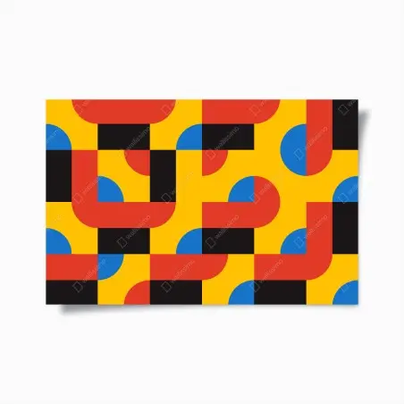 Poster bold geometric pattern wall art • Wallissimo®
