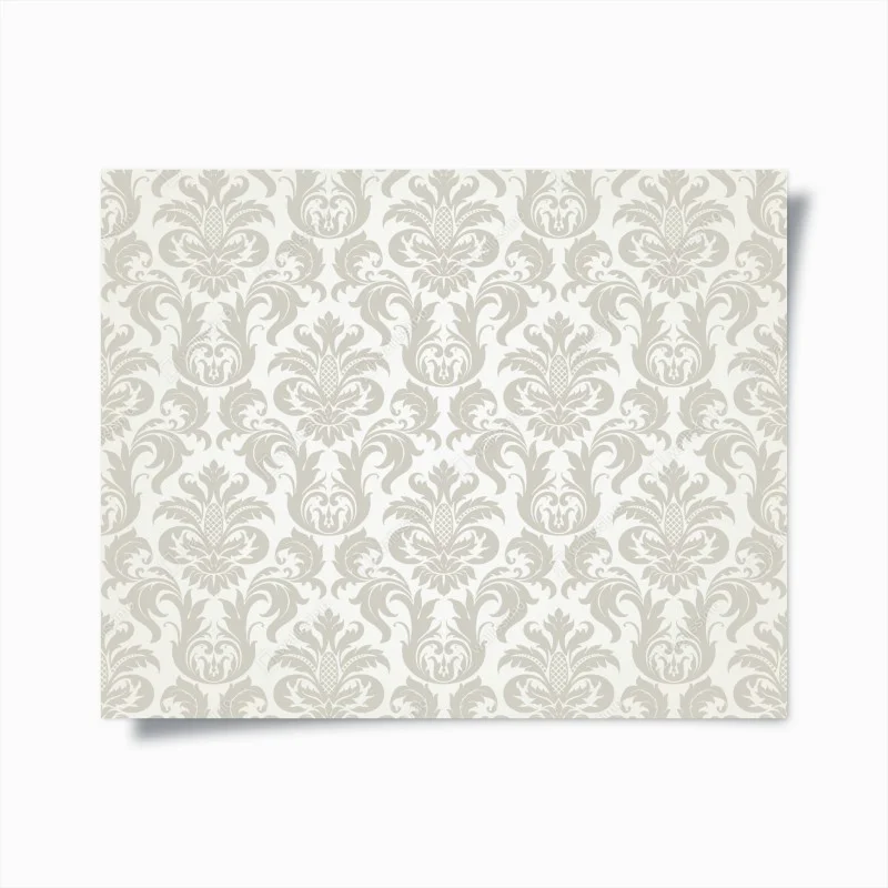 Poster elegant beige damask pattern