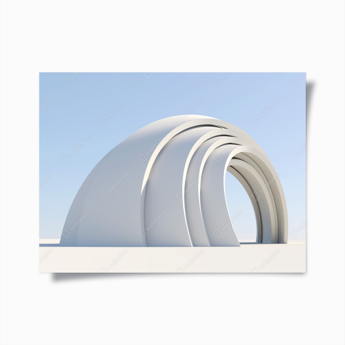 Poster minimal arch sculpture • Wallissimo® Poster minimal arch sculpture • Wallissimo®