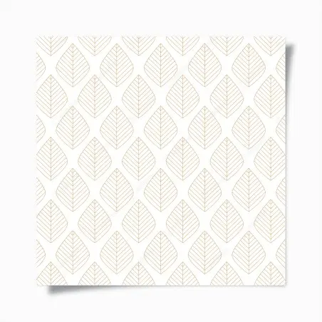 Poster elegant gold leaf geometric pattern • Wallissimo®