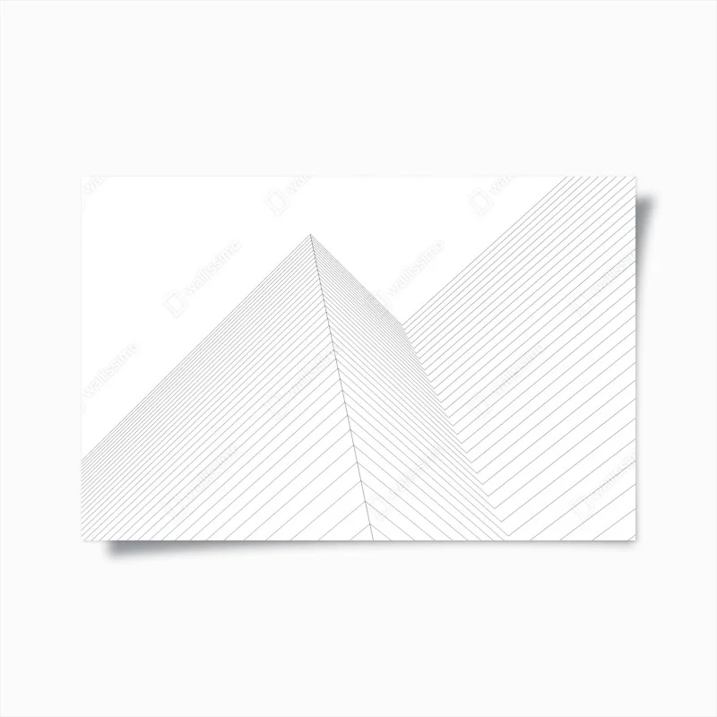 Poster geometric architectural lines