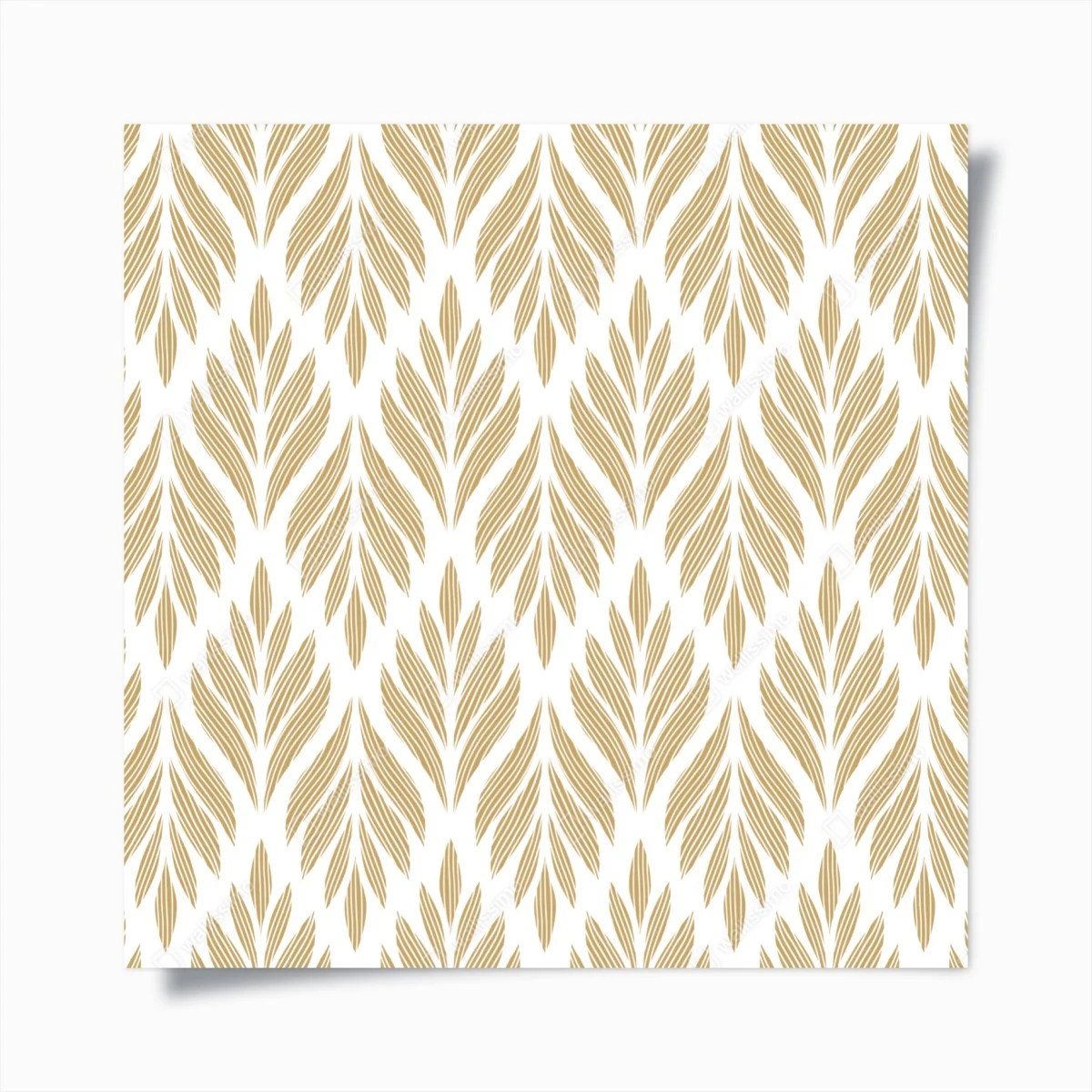 Poster gold leaf pattern seamless design ⁕ Wallissimo® Poster gold leaf pattern seamless design ⁕ Wallissimo®