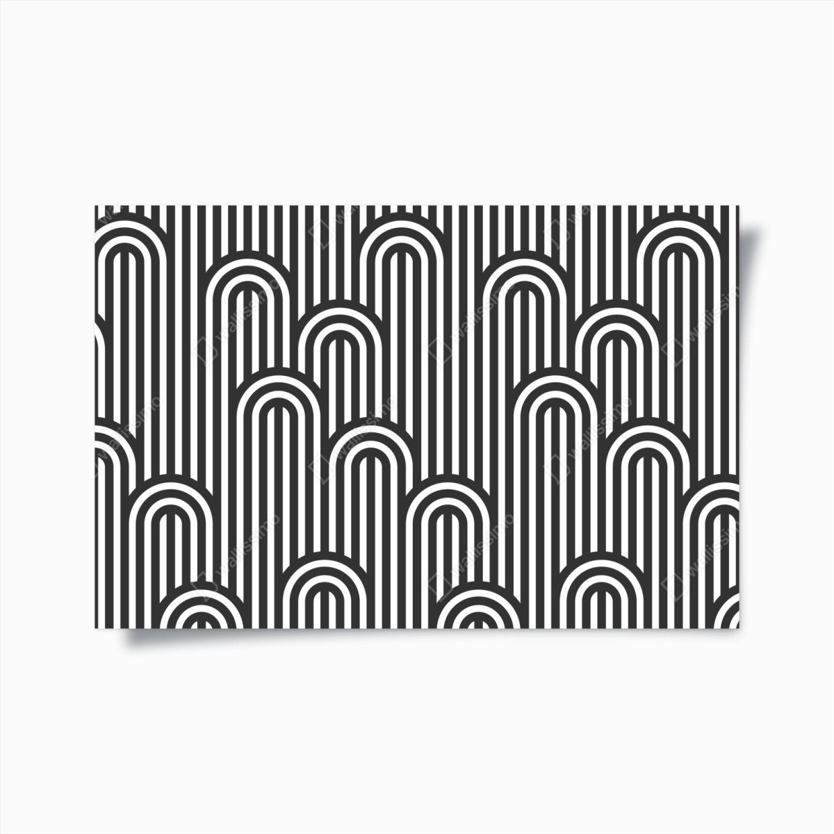 Poster black and white geometric stripe pattern ⁕ Wallissimo® Poster black and white geometric stripe pattern ⁕ Wallissimo®