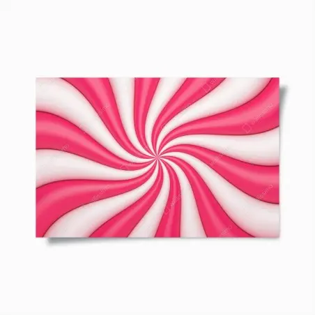 Poster pink candy swirl spiral • Wallissimo®