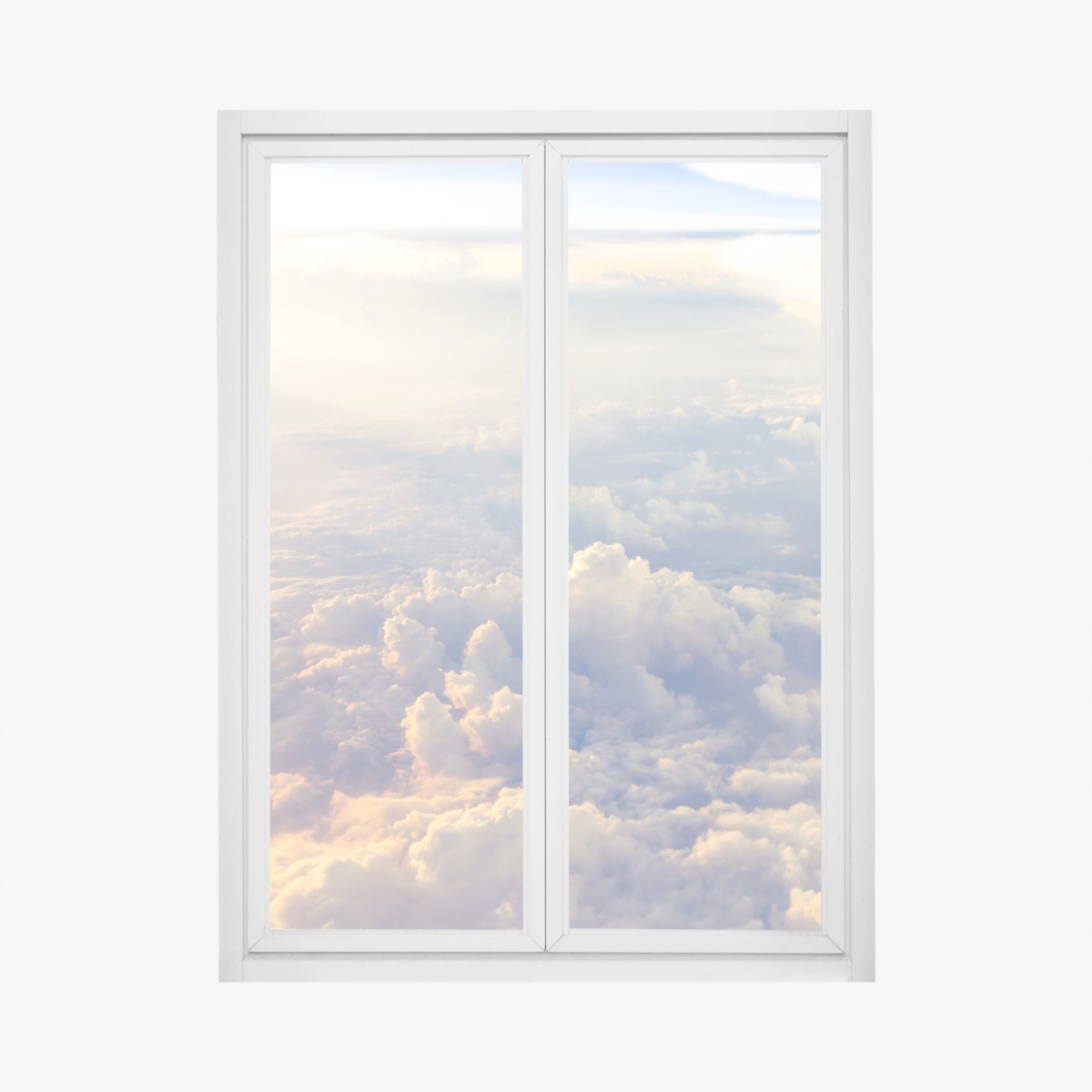 Window decal sunlit clouds above the horizon ⁕ Wallissimo® Window decal sunlit clouds above the horizon ⁕ Wallissimo®