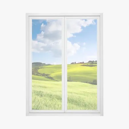 Window decal Tuscany rolling hills at sunset • Wallissimo®
