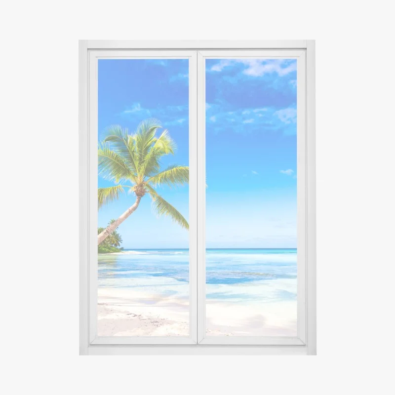 Window decal adorable bear crowd pattern • Wallissimo®