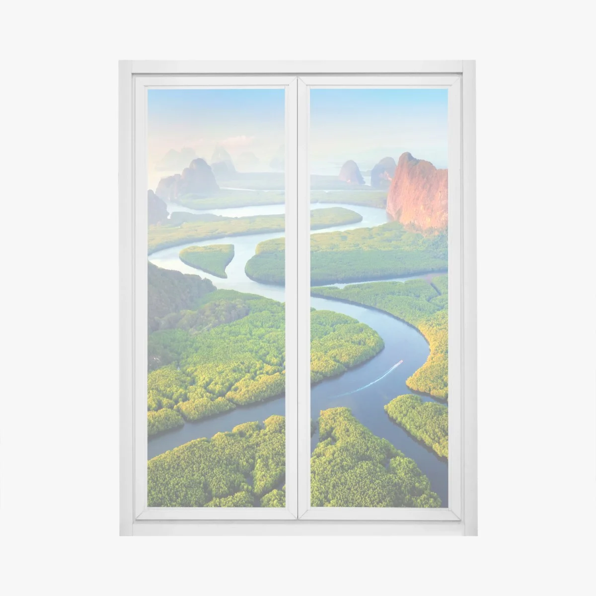 Window decal sunrise over Phang Nga Bay • Wallissimo® Window decal sunrise over Phang Nga Bay • Wallissimo®