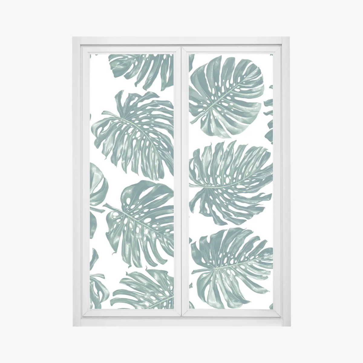Window decal monstera leaf botanical pattern ⁕ Wallissimo® Window decal monstera leaf botanical pattern ⁕ Wallissimo®