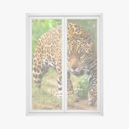 Window decal majestic jaguar in the wild • Wallissimo®