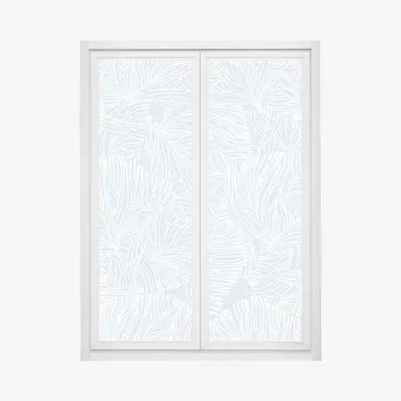 Window decal soft blue botanical pattern • Wallissimo®