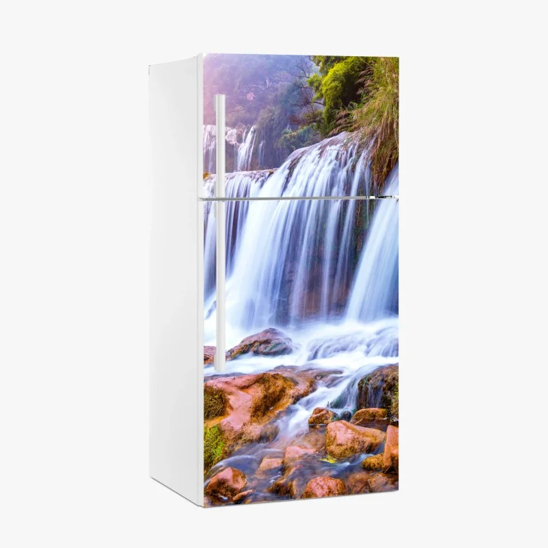 Fridge sticker Jiulong waterfall in Luoping, China