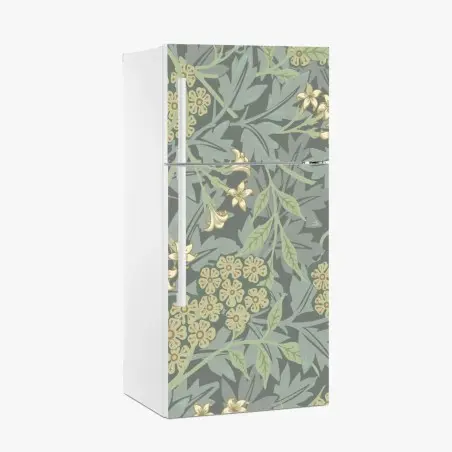 Fridge sticker vintage botanical floral pattern • Wallissimo®