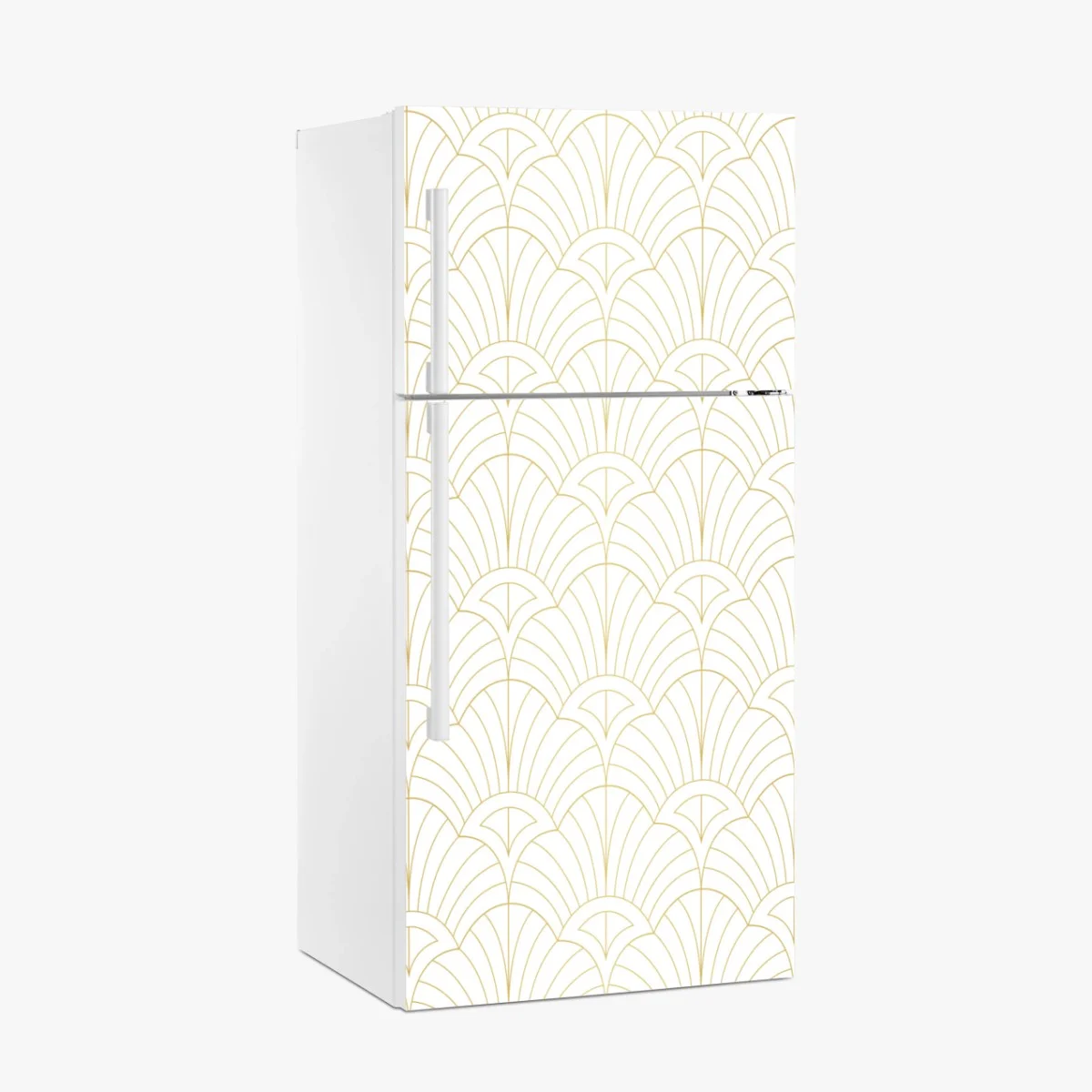 Fridge sticker elegant gold art deco pattern ⁕ Wallissimo® Fridge sticker elegant gold art deco pattern ⁕ Wallissimo®