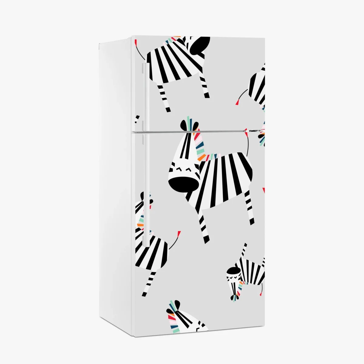 Fridge sticker playful zebra stripe pattern ⁕ Wallissimo® Fridge sticker playful zebra stripe pattern ⁕ Wallissimo®