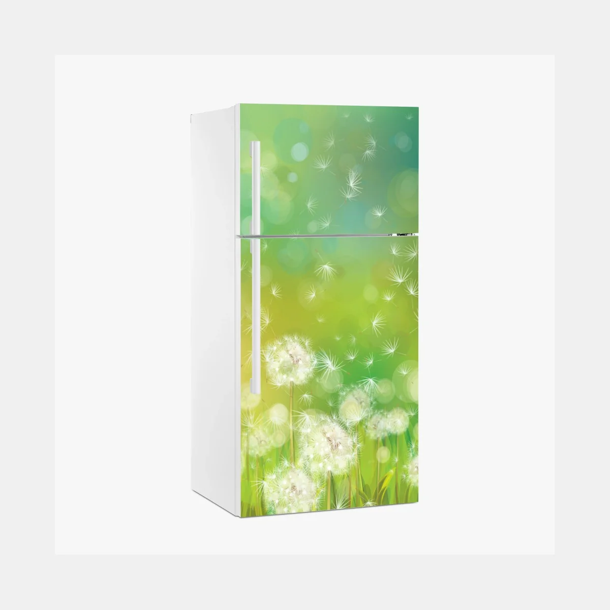 Fridge sticker spring dandelion meadow • Wallissimo® Fridge sticker spring dandelion meadow • Wallissimo®