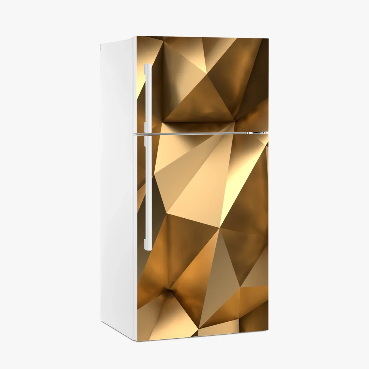 Fridge sticker gold geometric facets ⁕ Wallissimo® Fridge sticker gold geometric facets ⁕ Wallissimo®