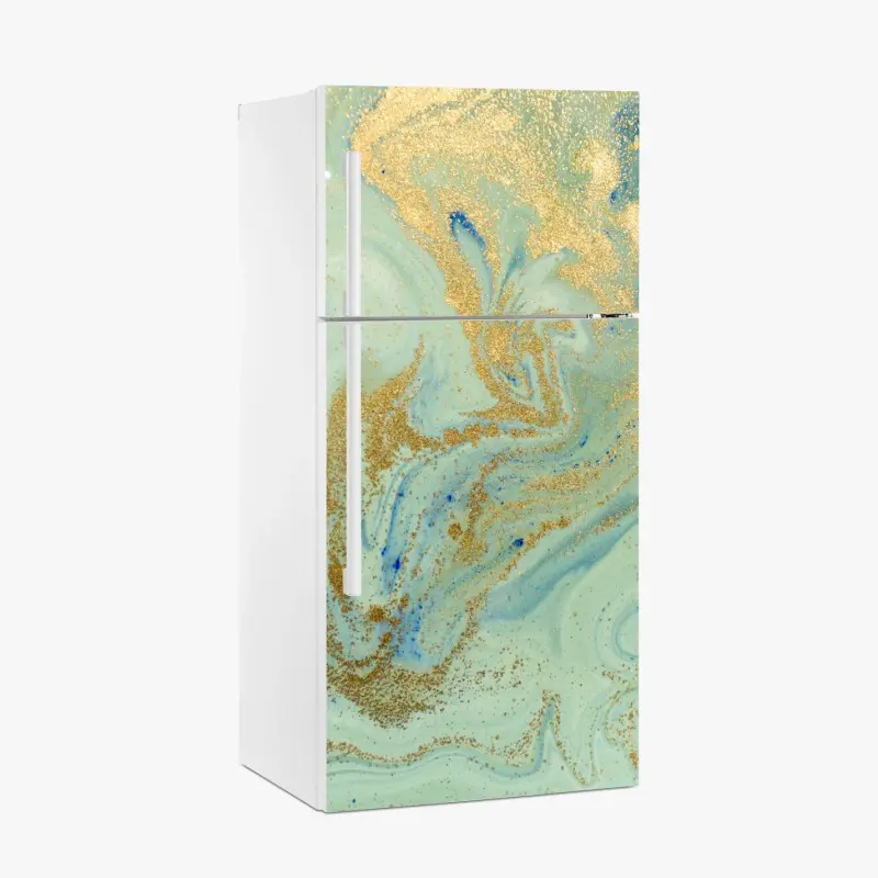 Fridge sticker tropical botanical foliage pattern • Wallissimo®
