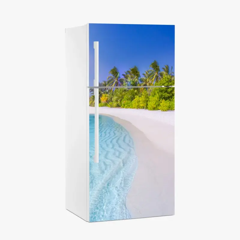 Fridge sticker tropical turquoise beach paradise