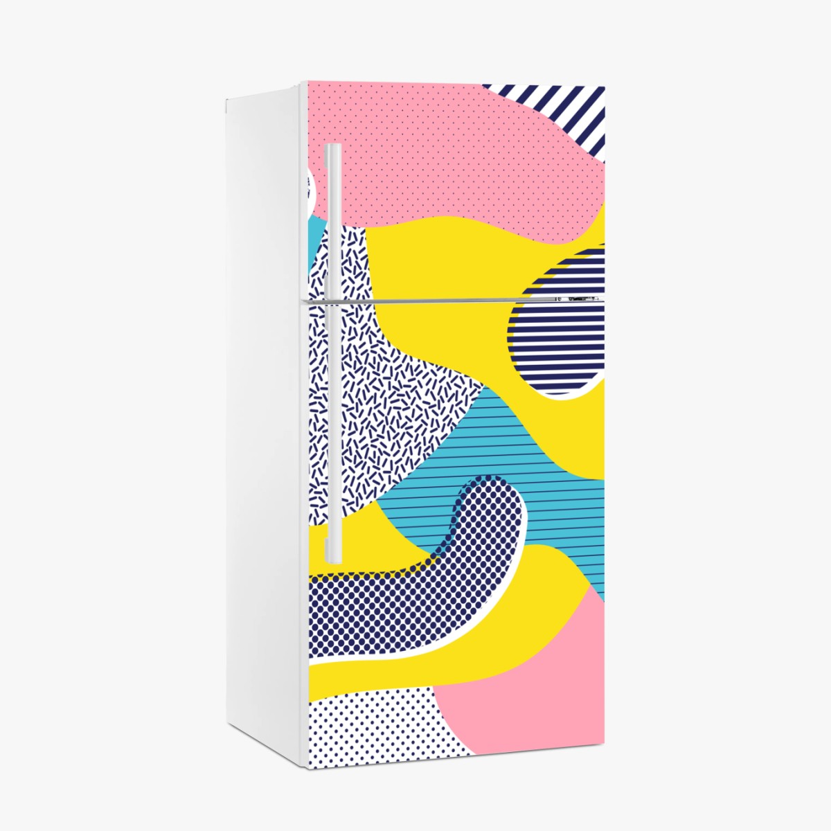 Fridge sticker playful abstract memphis pattern • Wallissimo® Fridge sticker playful abstract memphis pattern • Wallissimo®