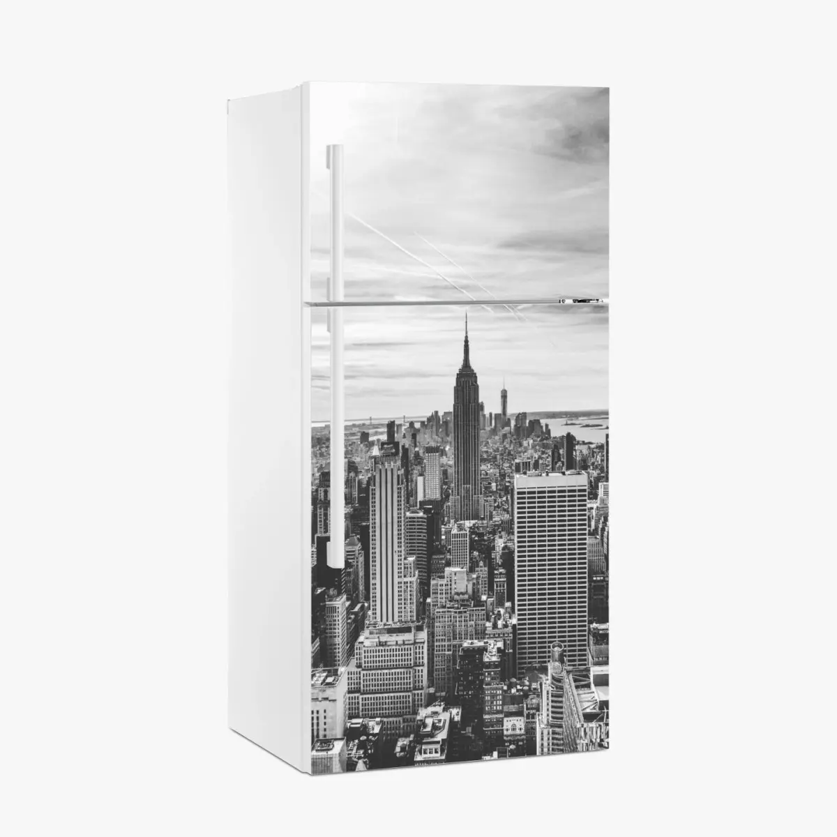 Fridge sticker New York skyline in grayscale ⁕ Wallissimo® Fridge sticker New York skyline in grayscale ⁕ Wallissimo®