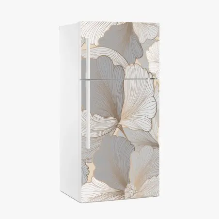 Fridge sticker delicate pastel floral pattern • Wallissimo®