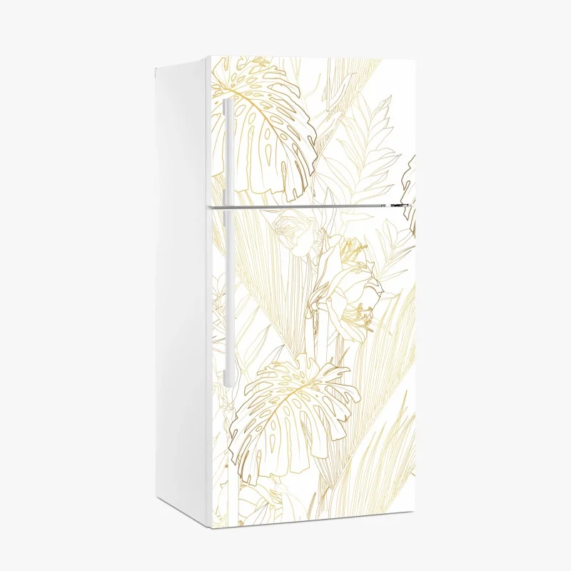 Fridge sticker vibrant layered mountain gradient • Wallissimo®