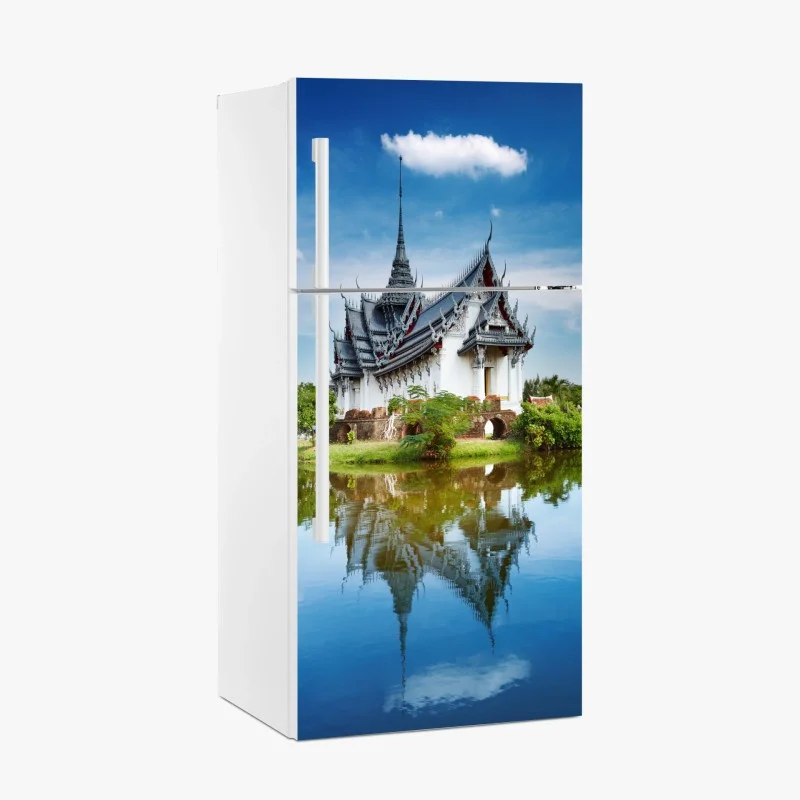 Fridge sticker Sanphet Prasat palace reflection