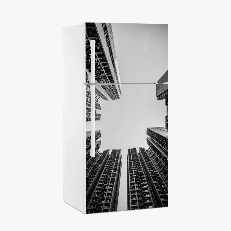 Fridge sticker skyward urban towers