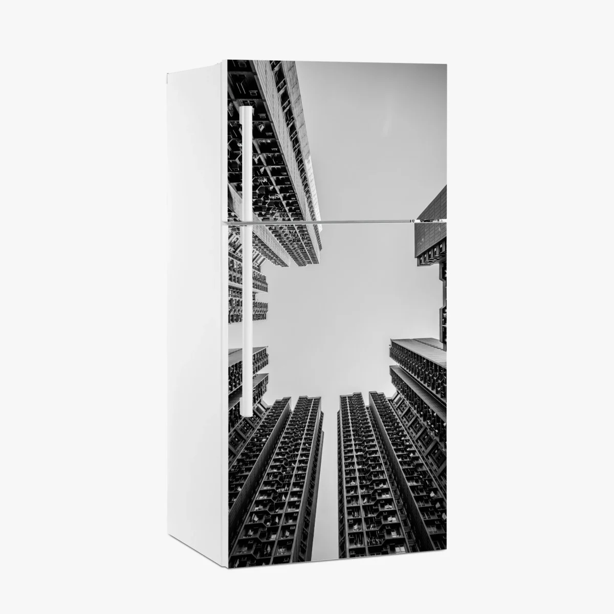 Fridge sticker skyward urban towers • Wallissimo® Fridge sticker skyward urban towers • Wallissimo®