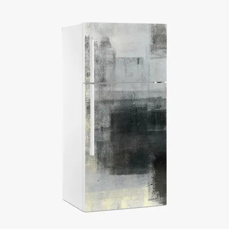 Fridge sticker subtle monochrome texture study • Wallissimo®
