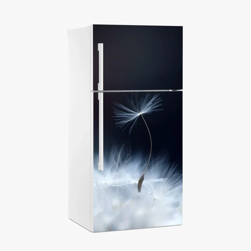 Fridge sticker ornamental golden cloud pattern • Wallissimo®