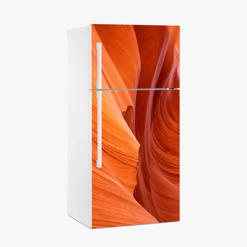 Fridge sticker warm sandstone canyon abstract