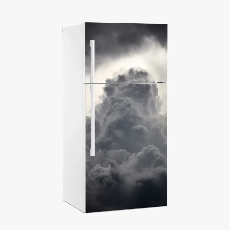 Fridge sticker dramatic gray cloudscape