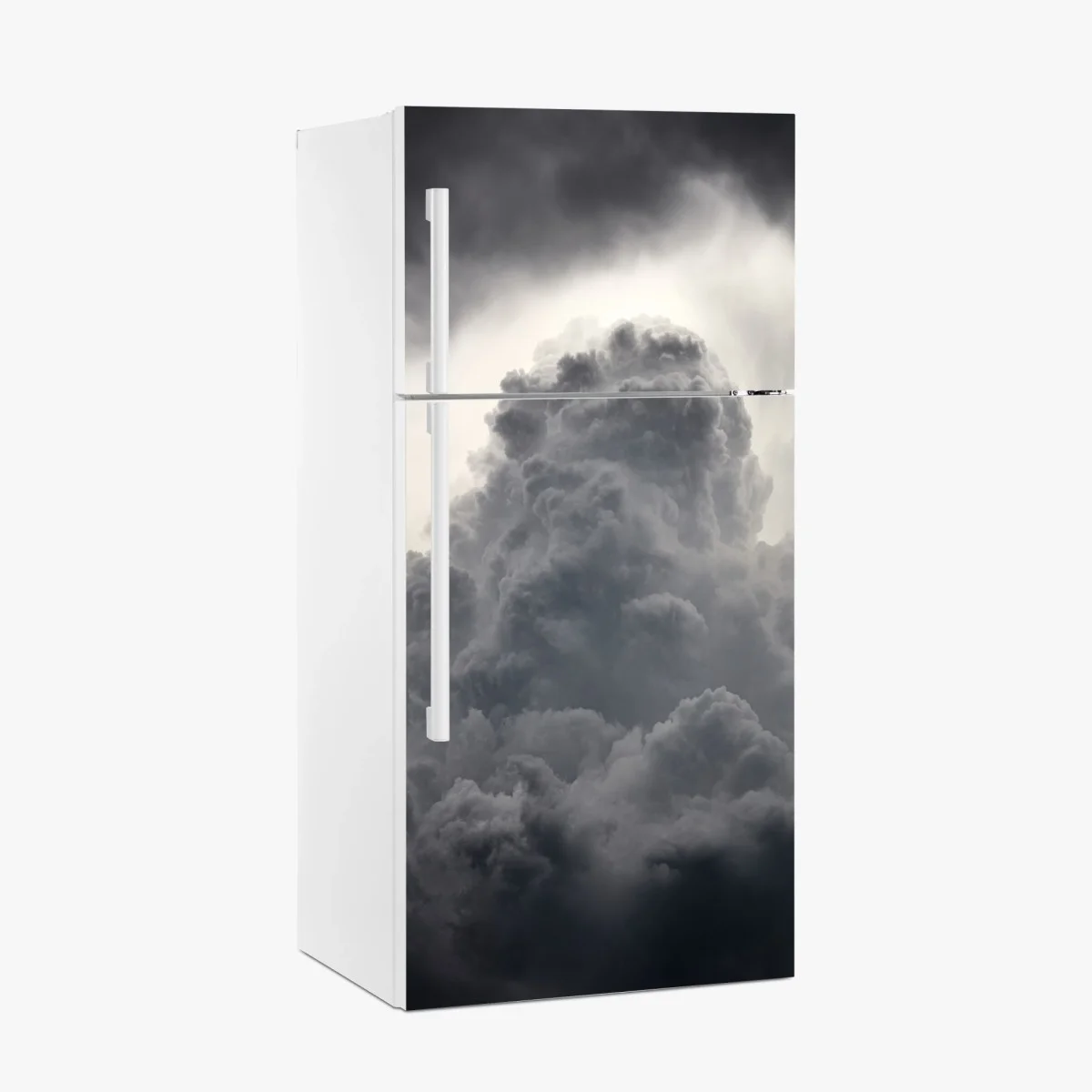 Fridge sticker dramatic gray cloudscape ⁕ Wallissimo® Fridge sticker dramatic gray cloudscape ⁕ Wallissimo®