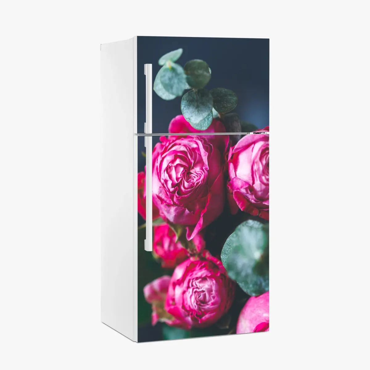 Fridge sticker pink rose bouquet macro print ⁕ Wallissimo® Fridge sticker pink rose bouquet macro print ⁕ Wallissimo®
