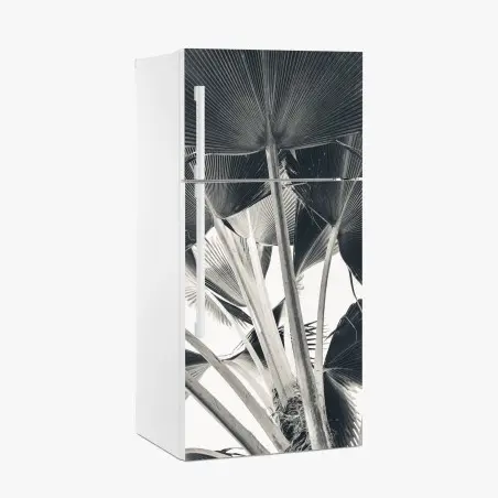 Fridge sticker tropical banana leaf composition • Wallissimo®