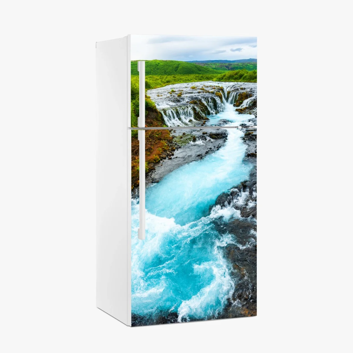 Fridge sticker Bruarfoss waterfall, Iceland • Wallissimo® Fridge sticker Bruarfoss waterfall, Iceland • Wallissimo®