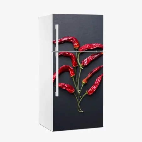 Fridge sticker red chili pepper culinary art • Wallissimo®