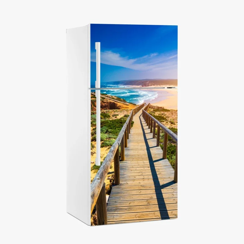 Fridge sticker boardwalk to Praia da Bordeira