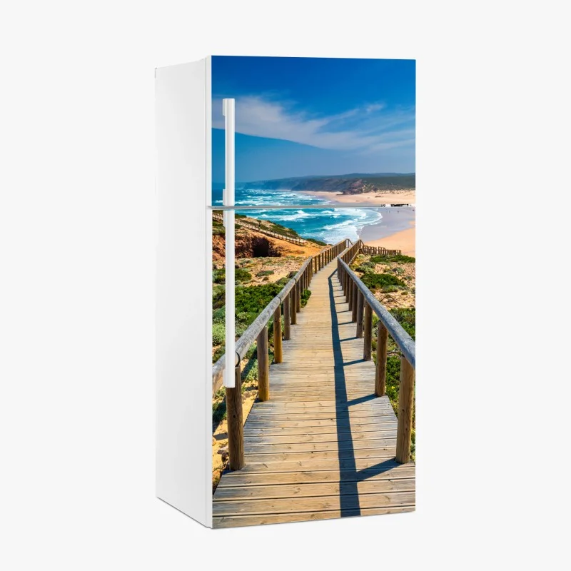Fridge sticker boardwalk to Praia da Bordeira
