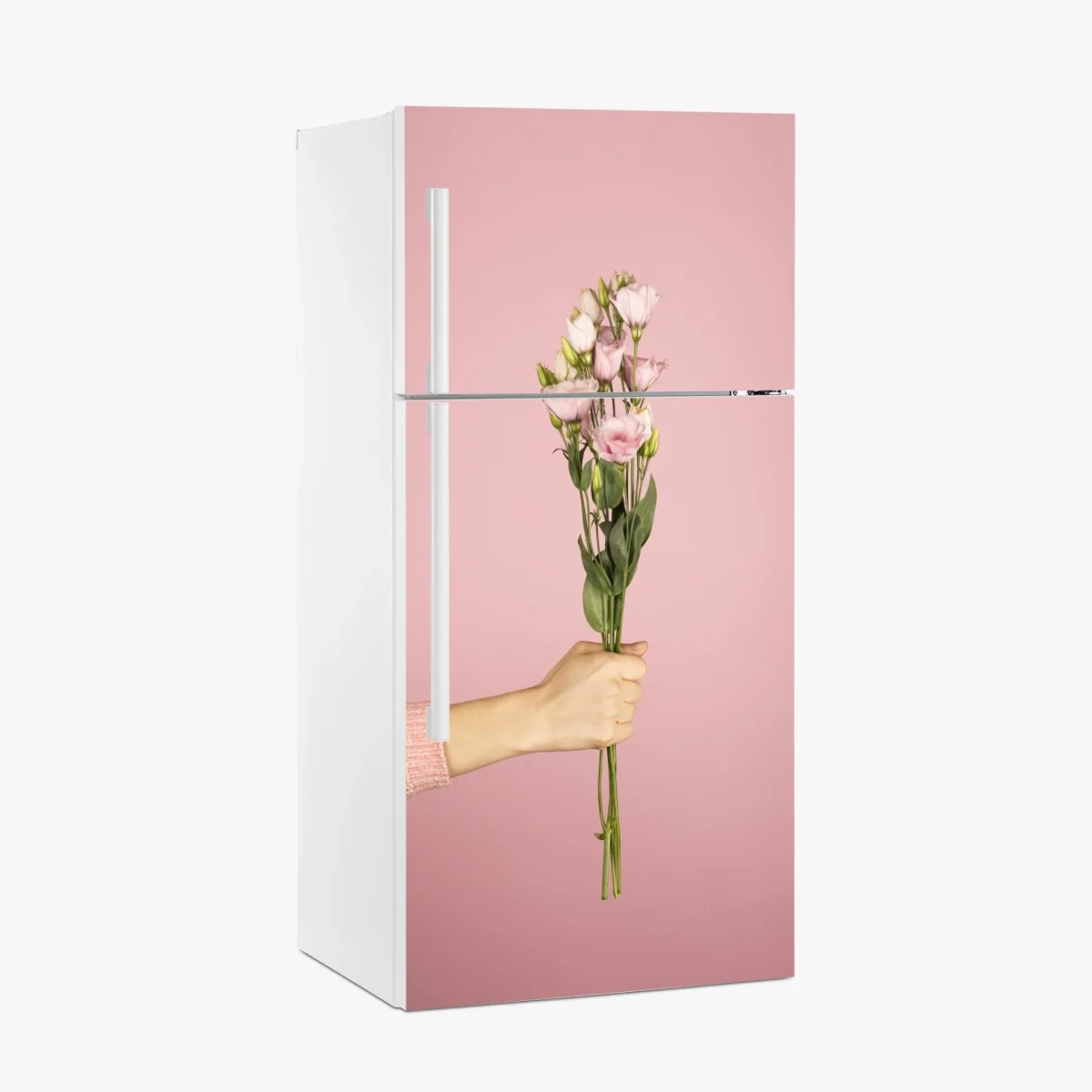 Fridge sticker delicate pink lisianthus bouquet ⁕ Wallissimo® Fridge sticker delicate pink lisianthus bouquet ⁕ Wallissimo®