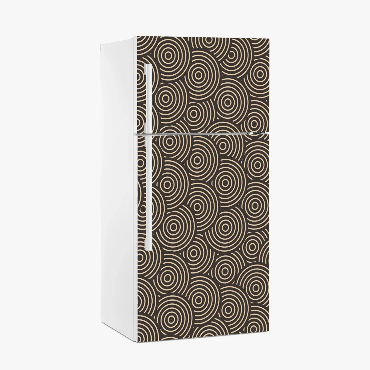 Fridge sticker retro concentric circles pattern • Wallissimo® Fridge sticker retro concentric circles pattern • Wallissimo®