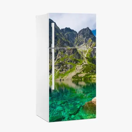 Fridge sticker Czarny Staw mountain reflection • Wallissimo®