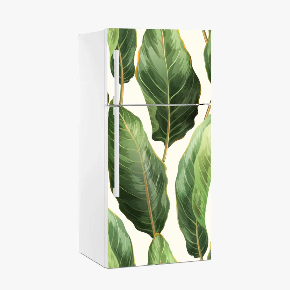 Fridge sticker tropical banana leaf seamless pattern • Wallissimo® Fridge sticker tropical banana leaf seamless pattern • Wallissimo®