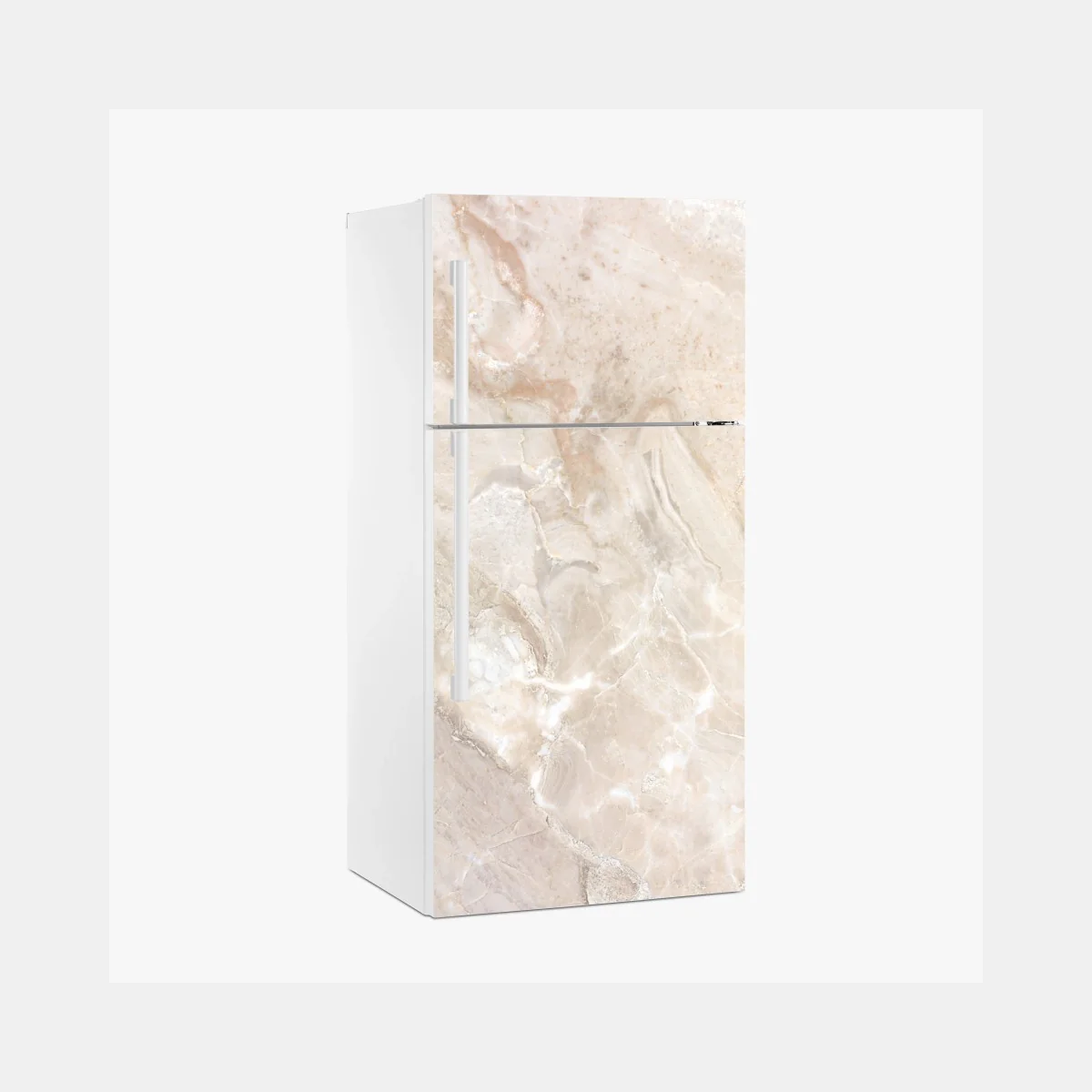 Fridge sticker beige marble texture artwork • Wallissimo® Fridge sticker beige marble texture artwork • Wallissimo®