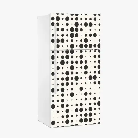Fridge sticker minimalist halftone dot pattern • Wallissimo®
