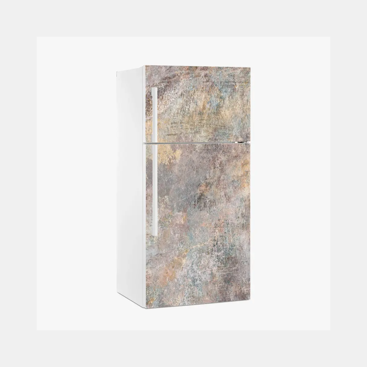 Fridge sticker subtle textured abstract in warm neutrals • Wallissimo® Fridge sticker subtle textured abstract in warm neutrals • Wallissimo®