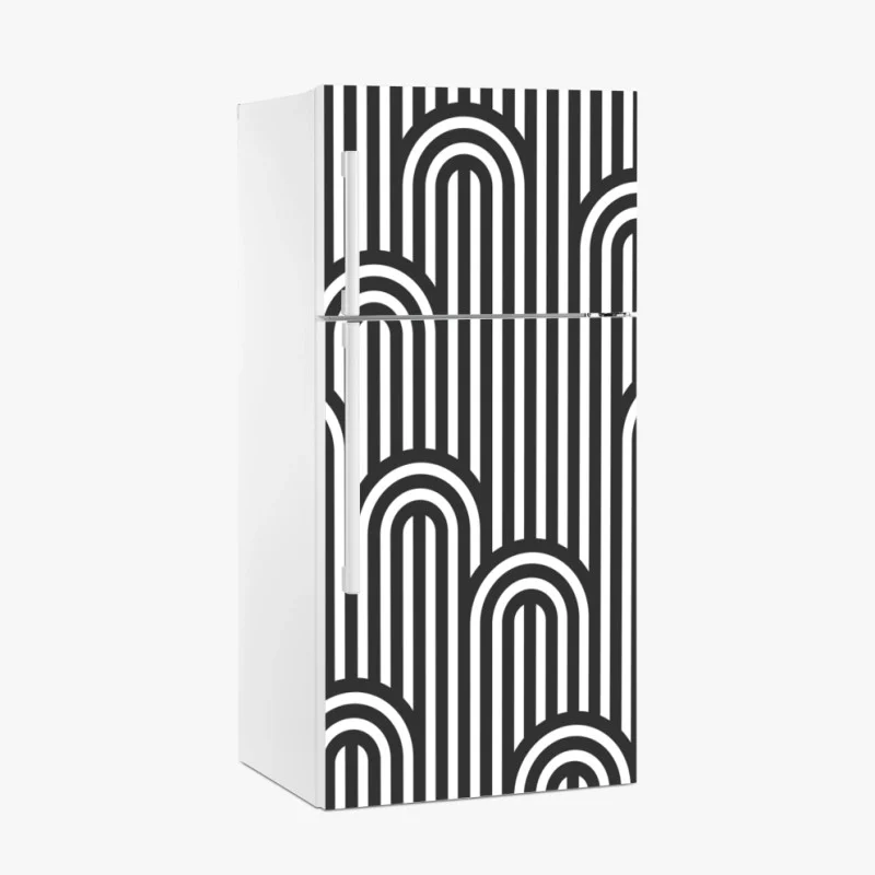 Fridge sticker dramatic gray cloudscape • Wallissimo®