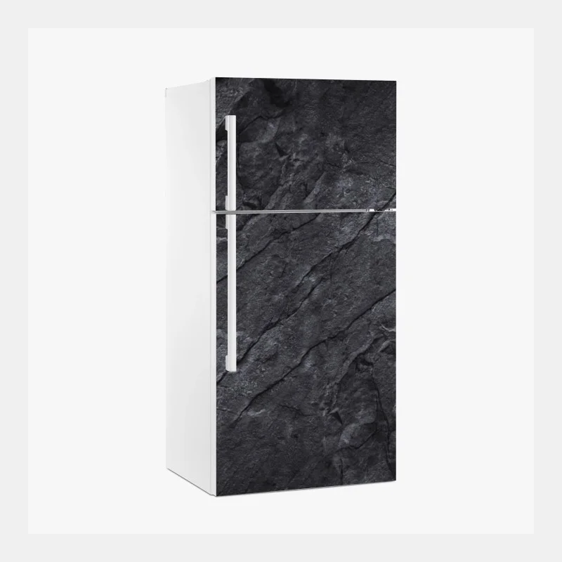 Fridge sticker dark rock texture wall art
